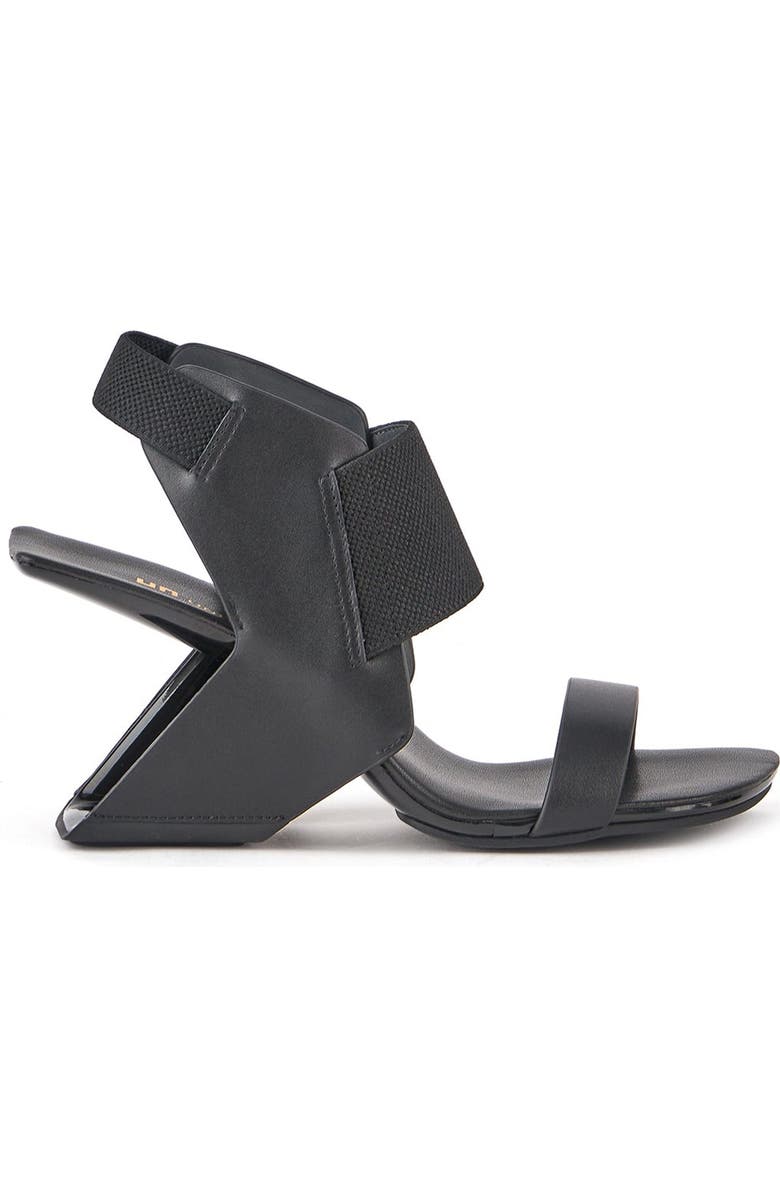 United Nude Loop Reiki Hi Sandals, Main, color, Black