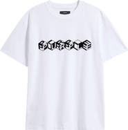 PURPLE BRAND Block Logo Textured Cotton Jersey Graphic T-Shirt