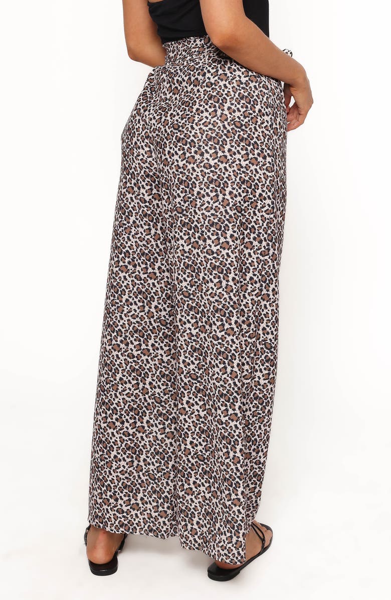 Petal & Pup Florencia Leopard Print Wide Leg Pants, Alternate, color,