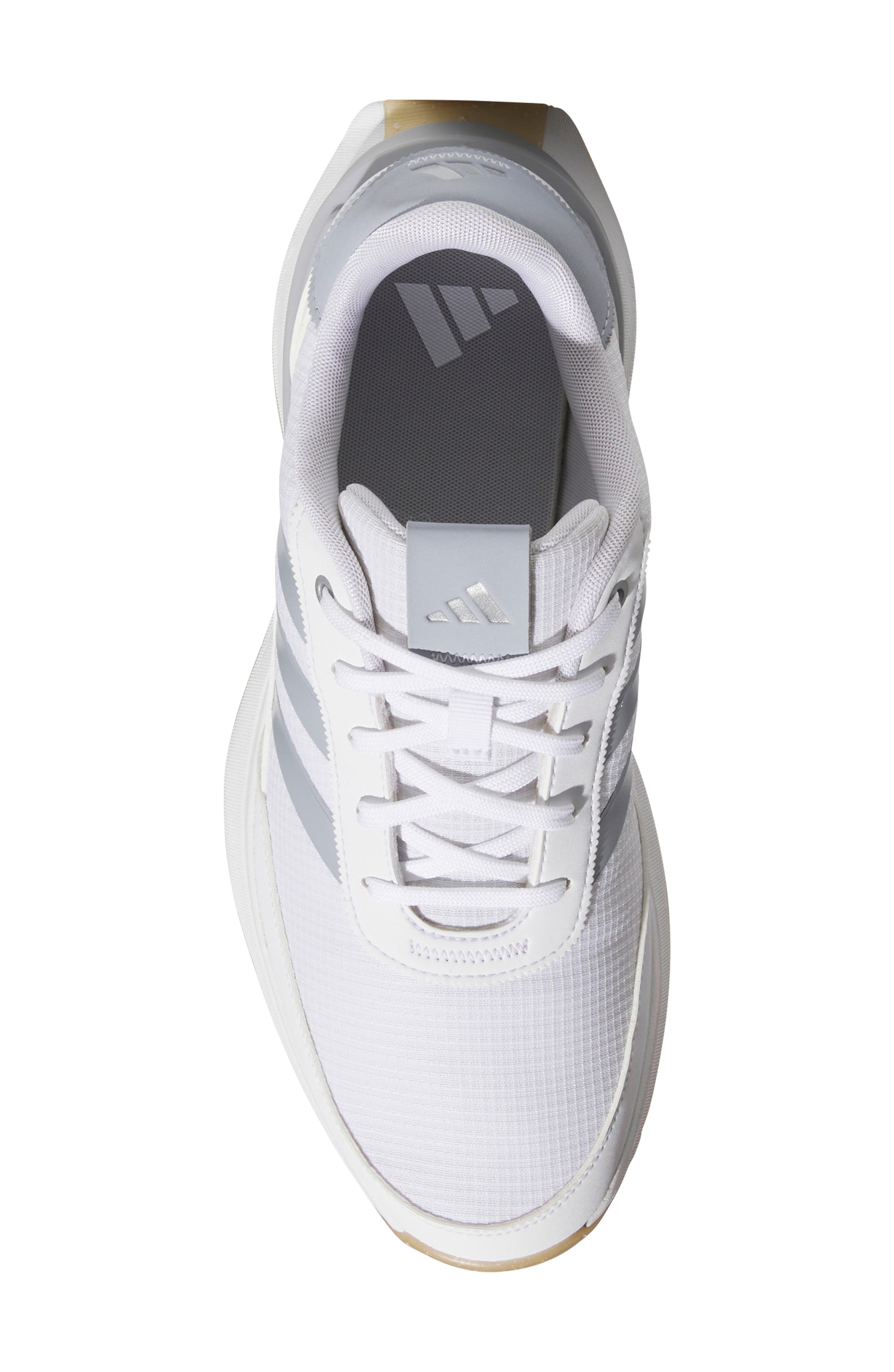 adidas Golf S2G 24 Waterproof Spikeless Golf Shoe, Alternate, color, White/ Halo Silver/ Gum4