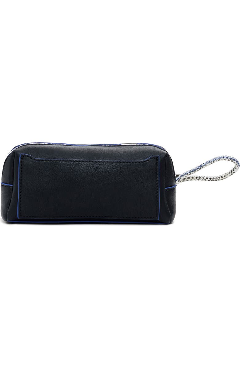 Desigual Faux Leather Clutch, Alternate, color, Black