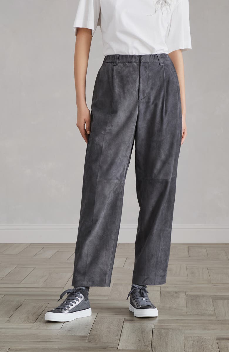 Brunello Cucinelli Baggy Crop trousers, Alternate, color, 