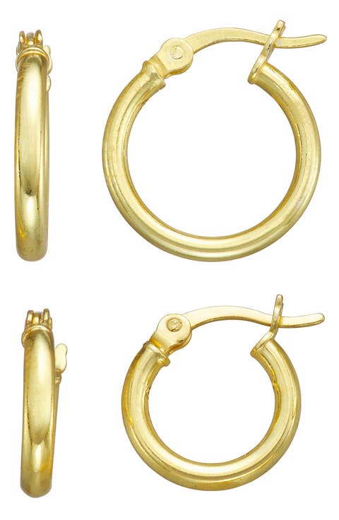Kids' Set of 2 Hoop Earrings