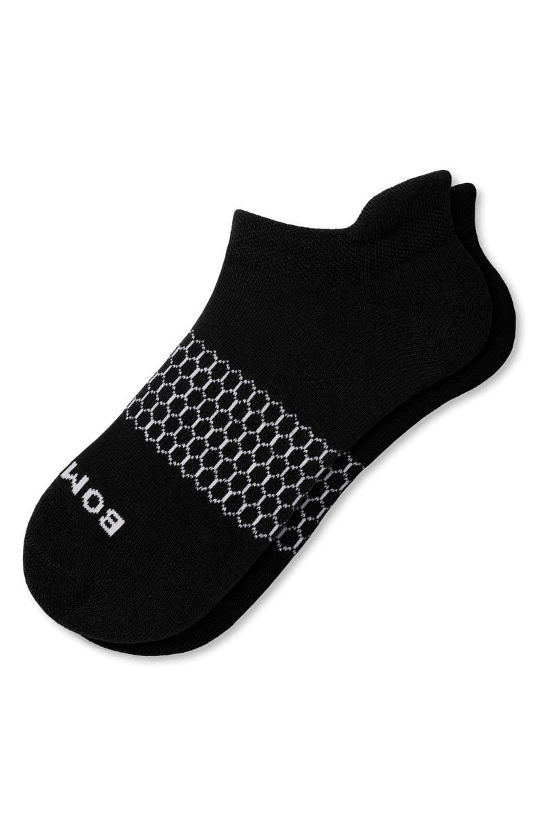 Bombas Solid Ankle Socks, Main, color, Black