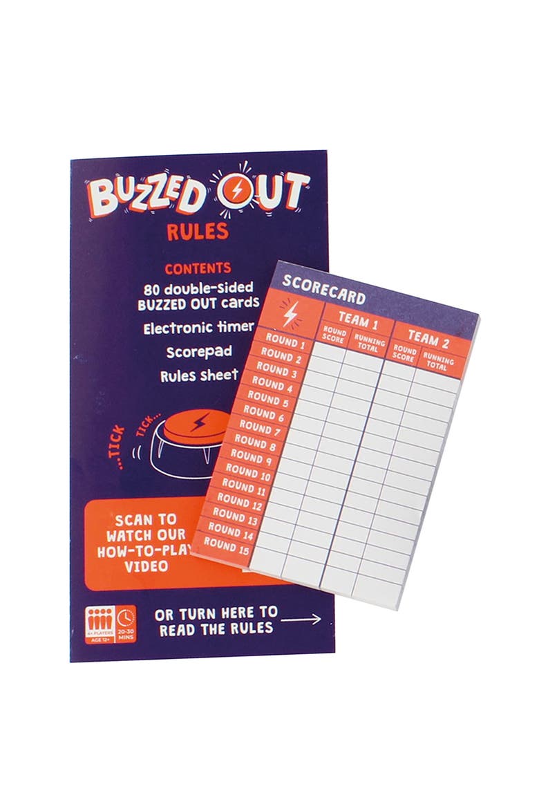 Buzzed Out, Fast Talking Word Guessing Party Game, Family Ages 14+, Alternate, color, Multicolored