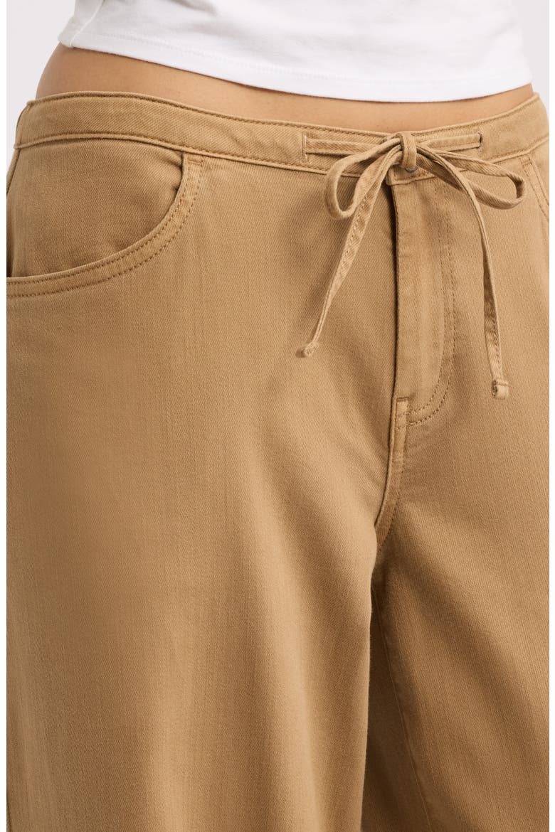 Stretch Twill Wide Leg Pants, Alternate, color, TAN TIGER
