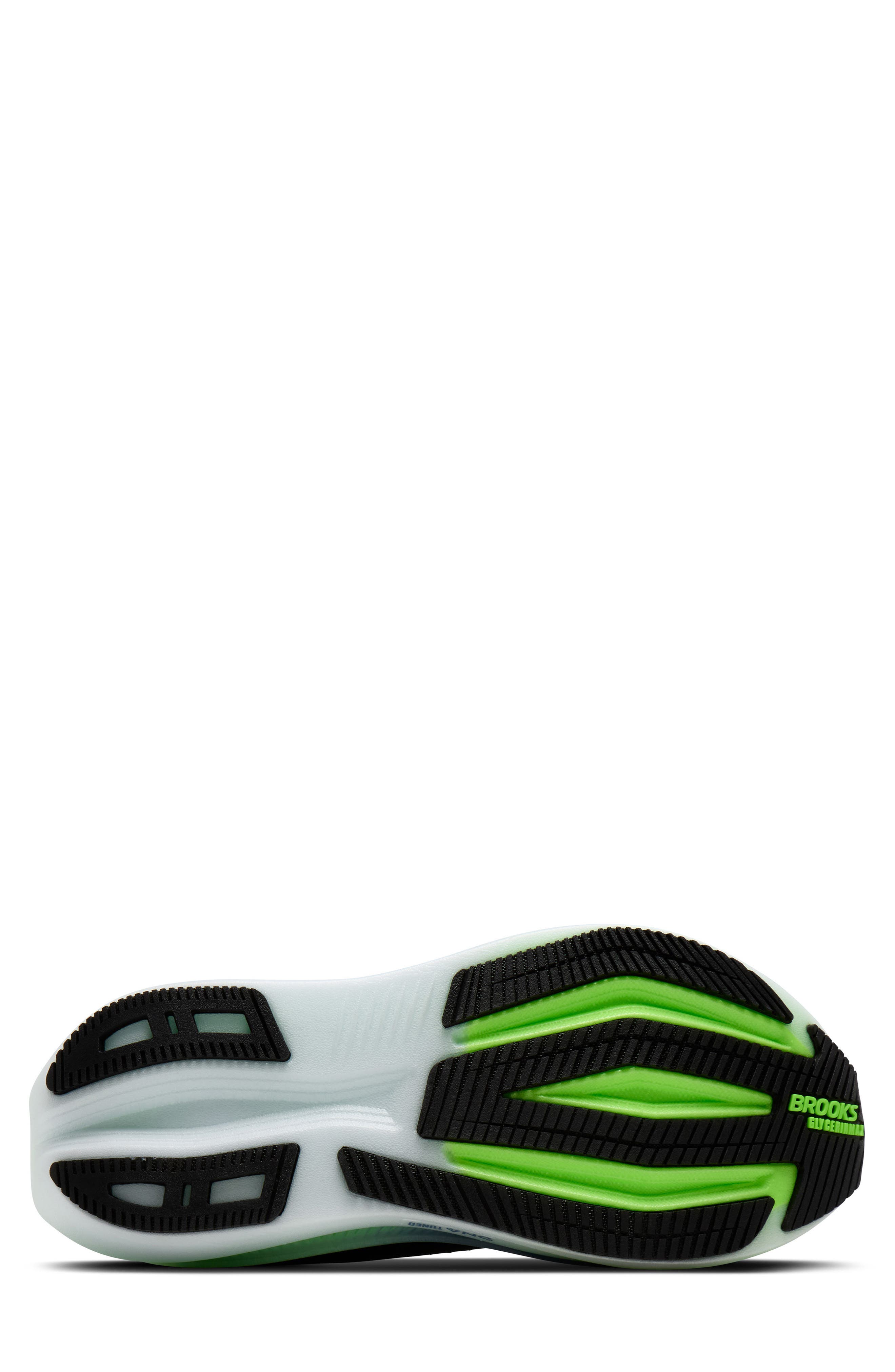 Brooks Glycerin Max 2 Hybrid Running Shoe, Alternate, color, Phantom/ White/ Green Gecko