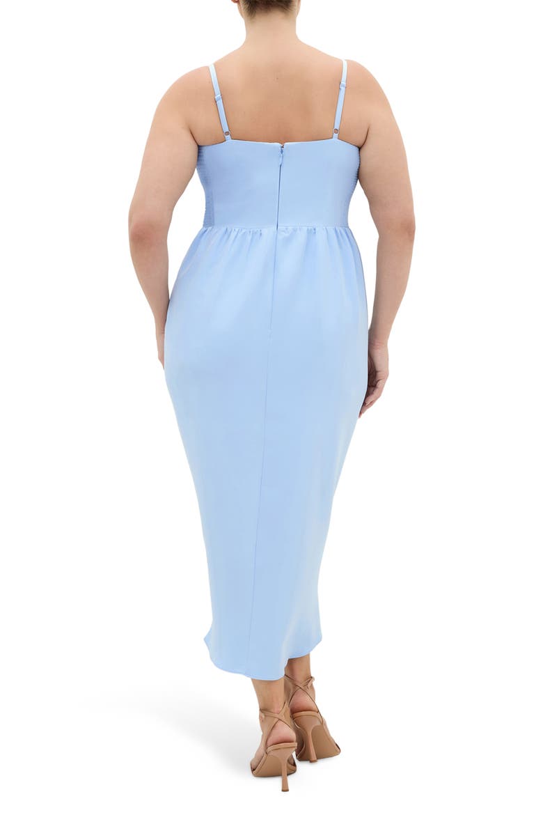 Sassy Flex Fit Tulip Midi Dress, Alternate, color, SOFT BLUE