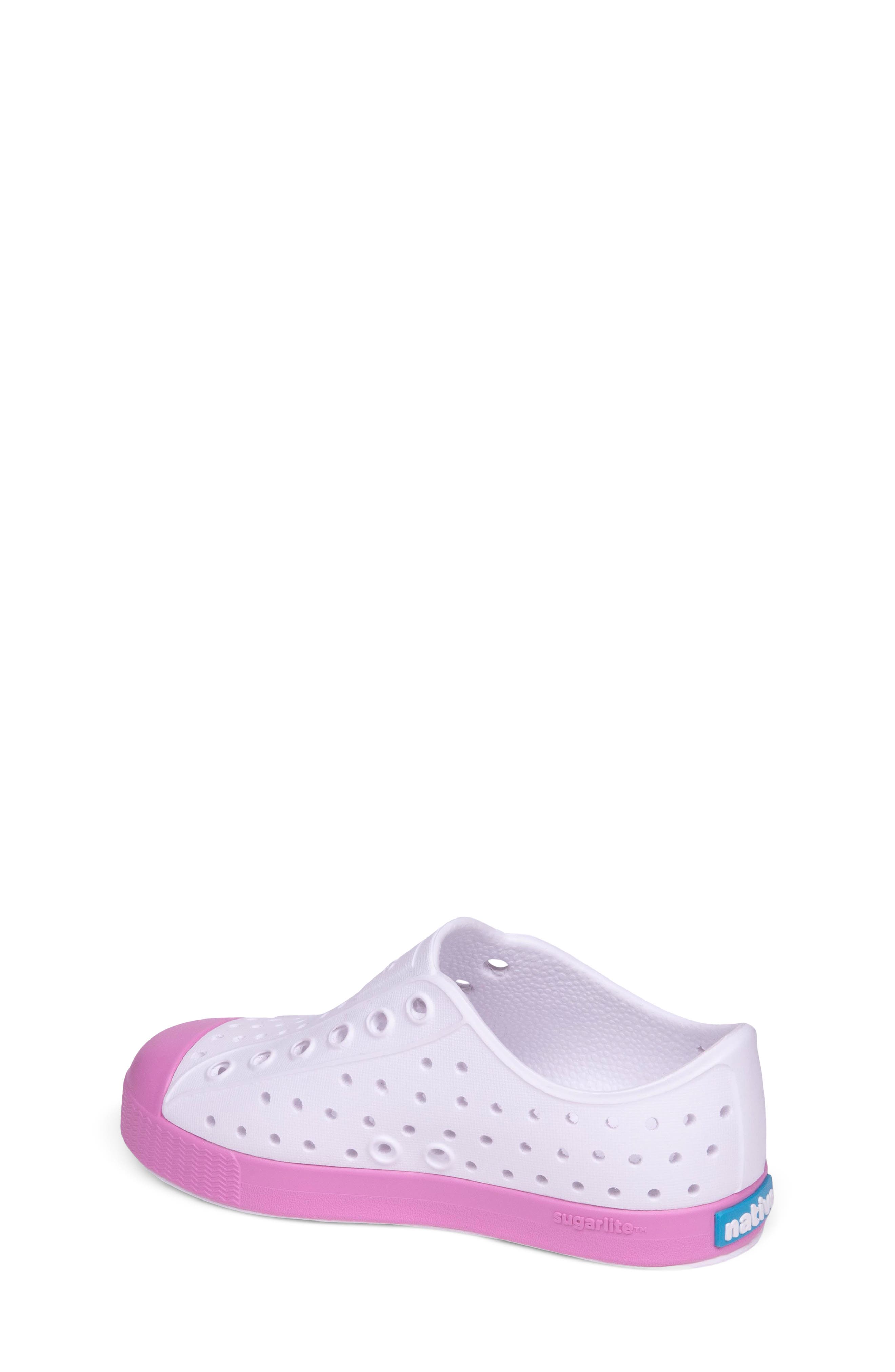 Native Shoes Jefferson Sugarlite Slip-On Sneaker, Alternate, color, White/ Mal Pink/ Bunny Block