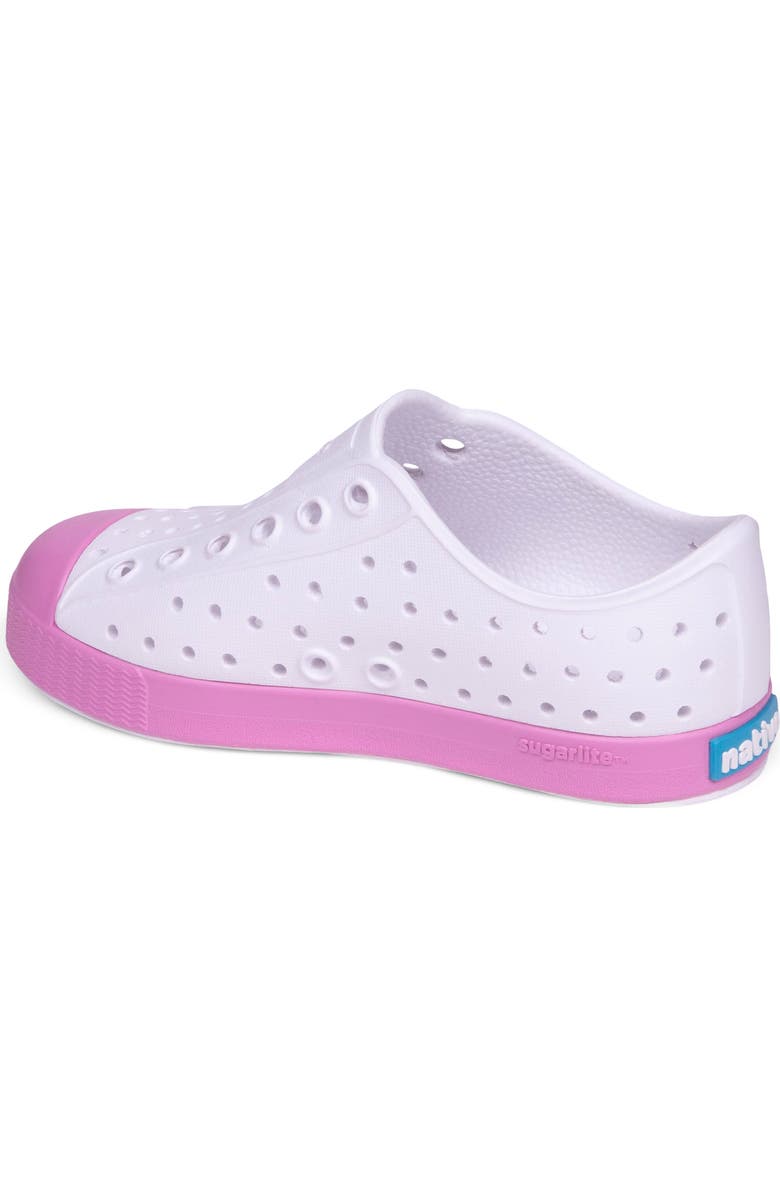 Native Shoes Jefferson Sugarlite Slip-On Sneaker, Alternate, color, White/ Mal Pink/ Bunny Block