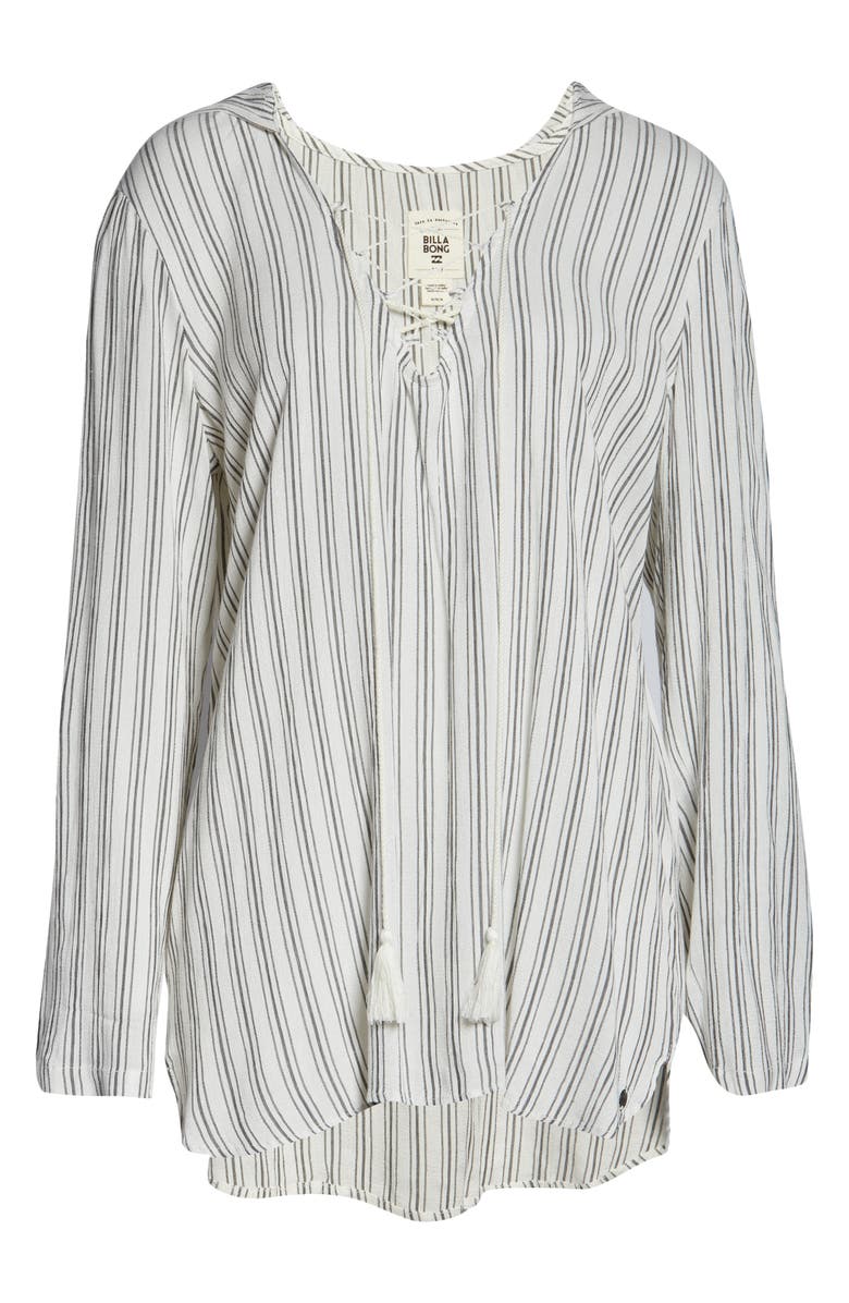 Billabong Same Story Hooded Cover-Up Tunic, Alternate, color, 