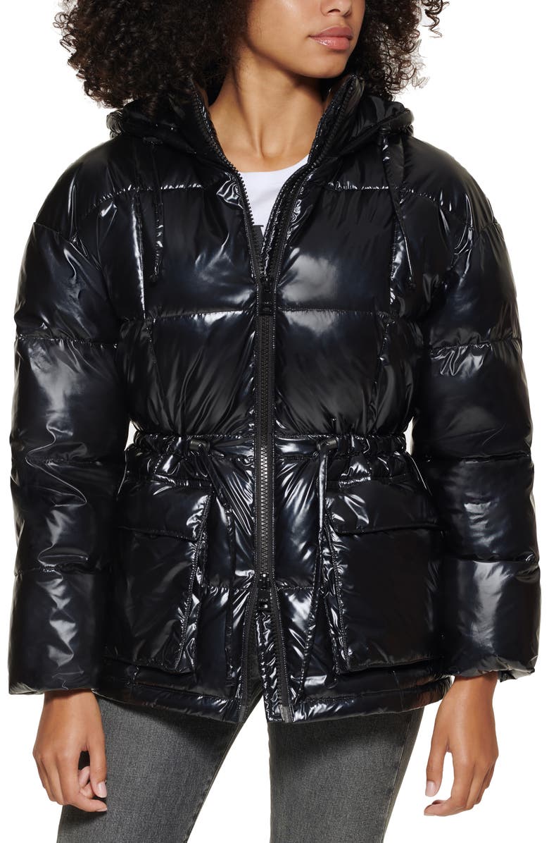 Levi's<sup>®</sup> Shiny Puffer Jacket, Main, color,