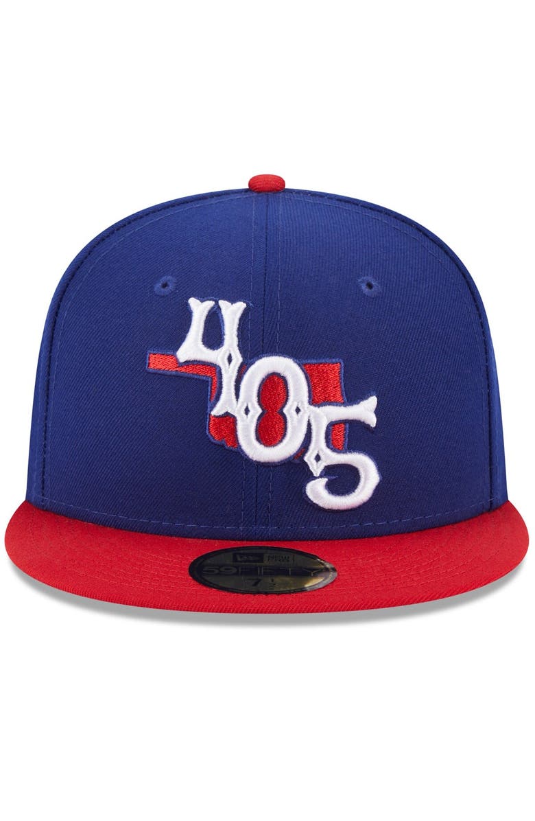 New Era Men's New Era Blue Oklahoma City Dodgers Authentic Collection Alternate Logo 59FIFTY Fitted Hat, Alternate, color, Blue