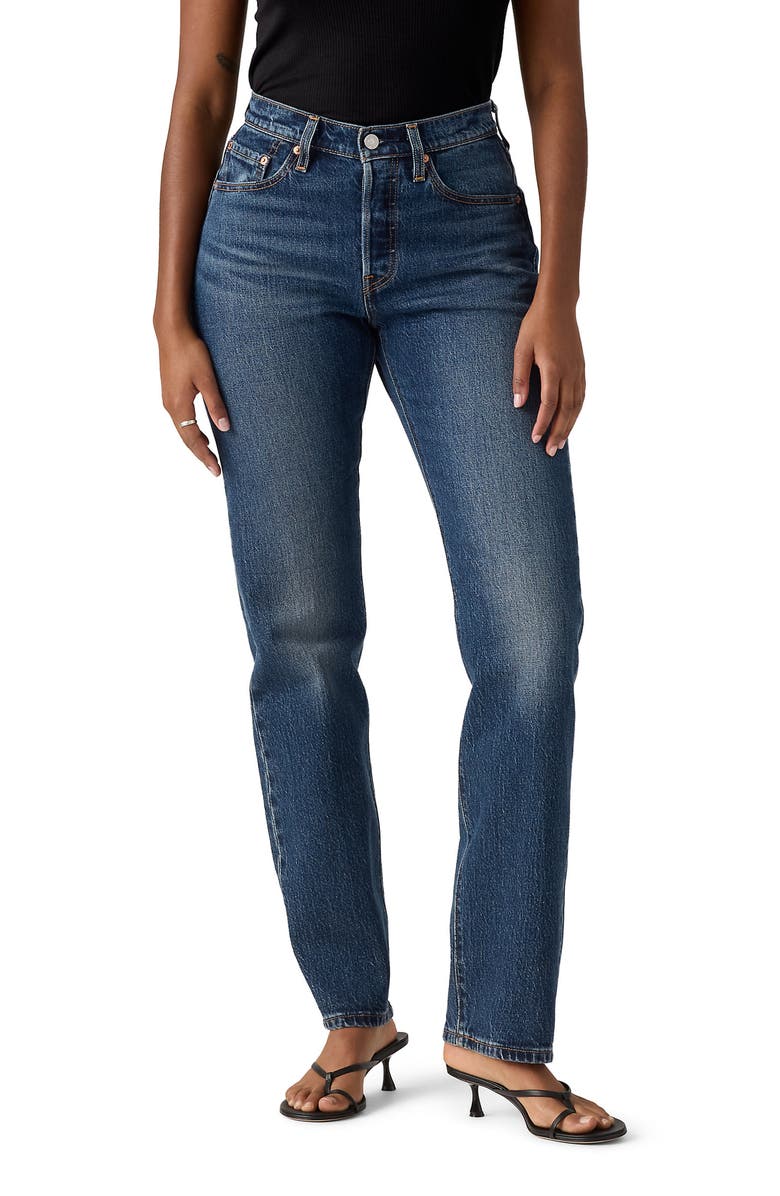 Levi's<sup>®</sup> 501<sup>®</sup> Curve High Waist Straight Leg Jeans, Main, color, Cold Summer