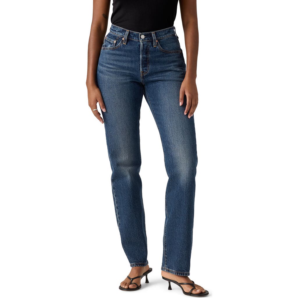 Levi's 501® Curve High Waist Straight Leg Jeans In Blue