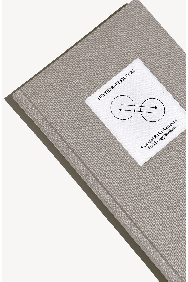 The Therapy Journal Notebook, Alternate, color, Light Gray / Beige