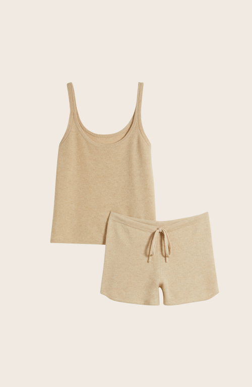 Italic Cashmere Lounge Set In Cinnamon