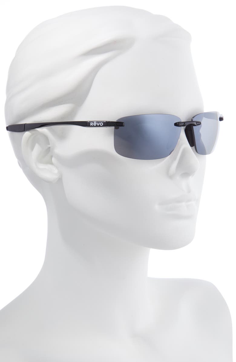 Revo 'Descend N' 64mm Polarized Rimless Sunglasses, Alternate, color,