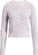 Free People Pretty in Cotton Pointelle Cardigan