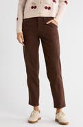 Democracy Tapered Side Panel Straight Leg Jeans
