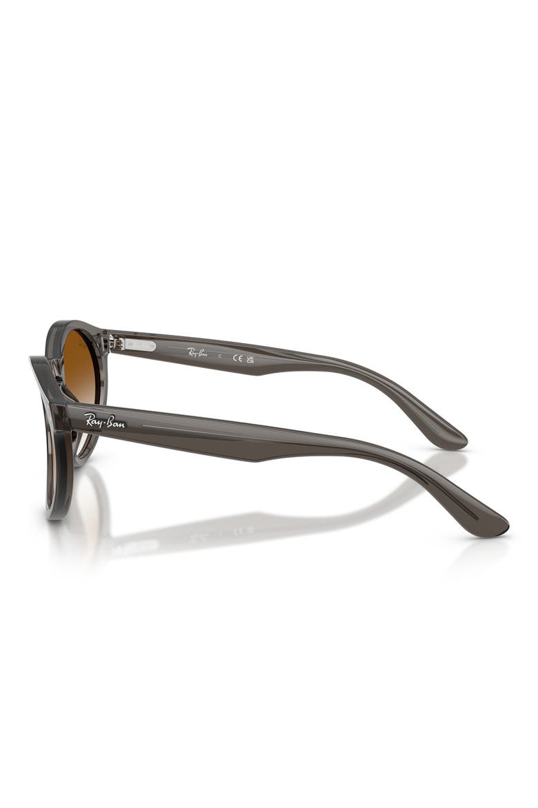 52mm Phantos Sunglasses, Alternate, color, TRANSPARENT DARK GREY / CLEAR