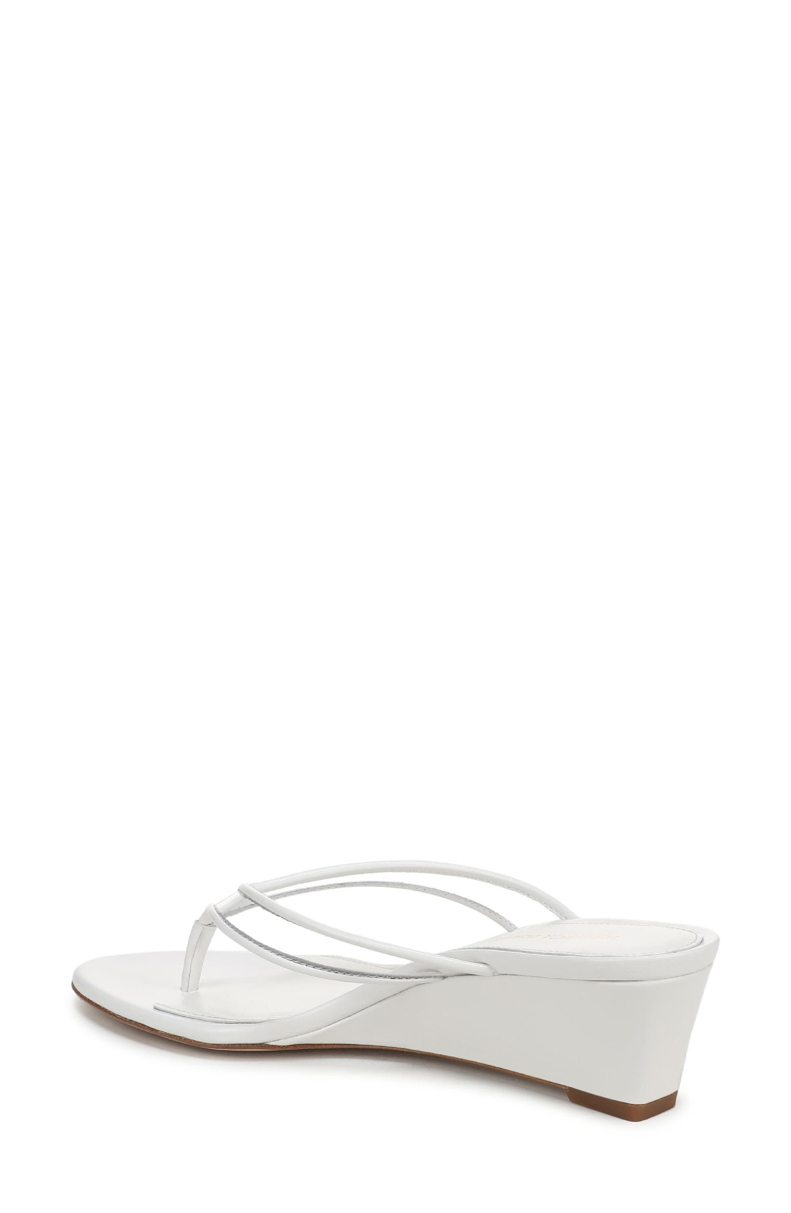 Clea Wedge Flip Flop, Alternate, color, CLEAR/ COCONUT