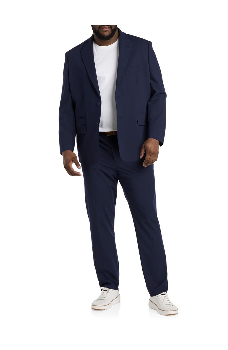 Synrgy by DXL Modern-Fit Machine Washable Suit Pants, Alternate, color, Navy