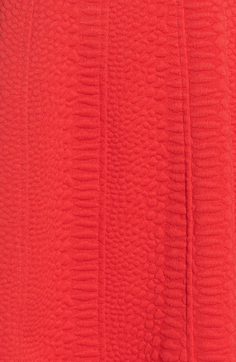 Taylor Dresses Jacquard Knit Fit & Flare Dress, Alternate, color, 