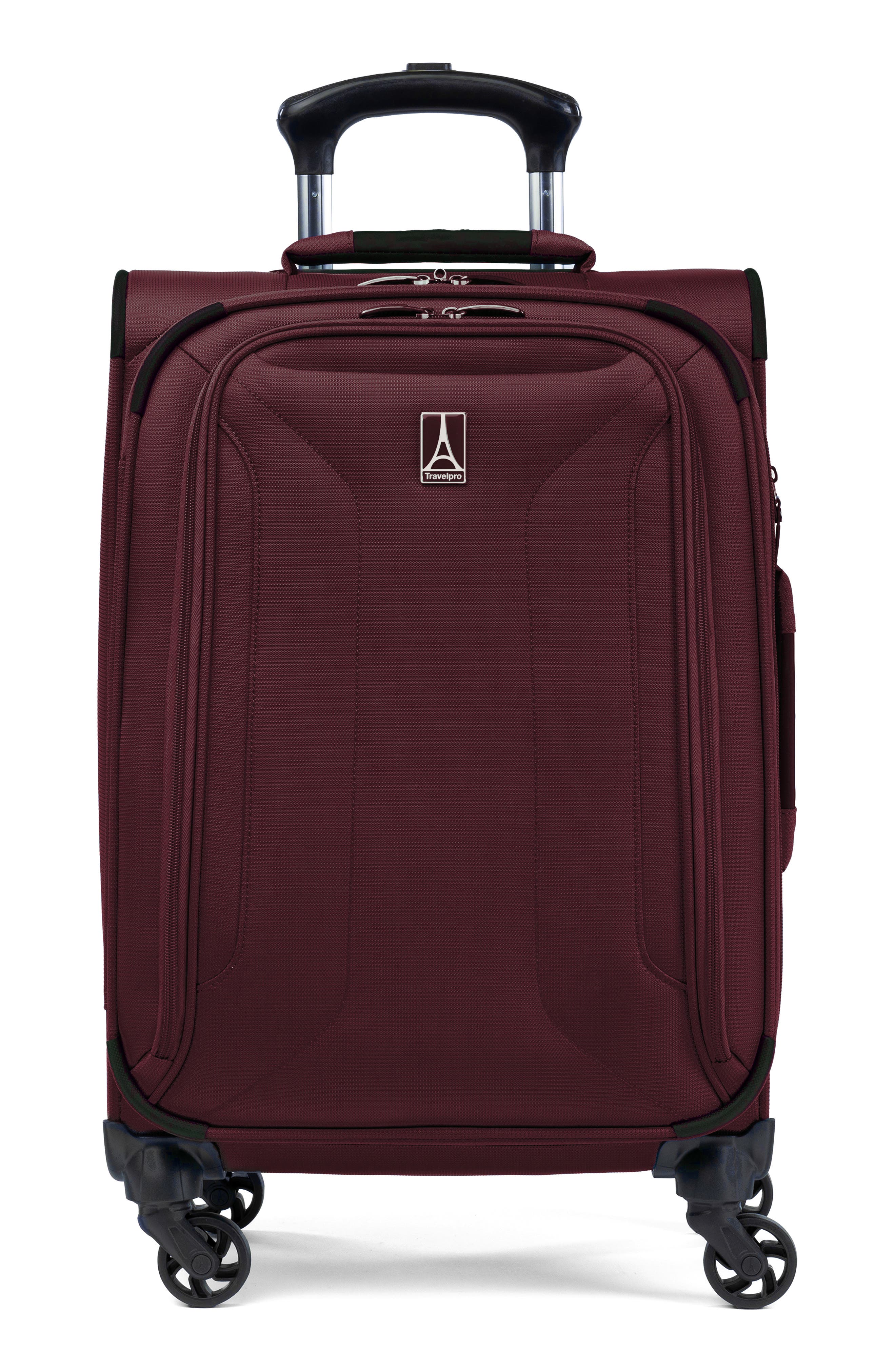TRAVELPRO Pilot Air<sup>™</sup> 2 21-Inch Expandable Carry-on Spinner Luggage, Main, color, Burgundy