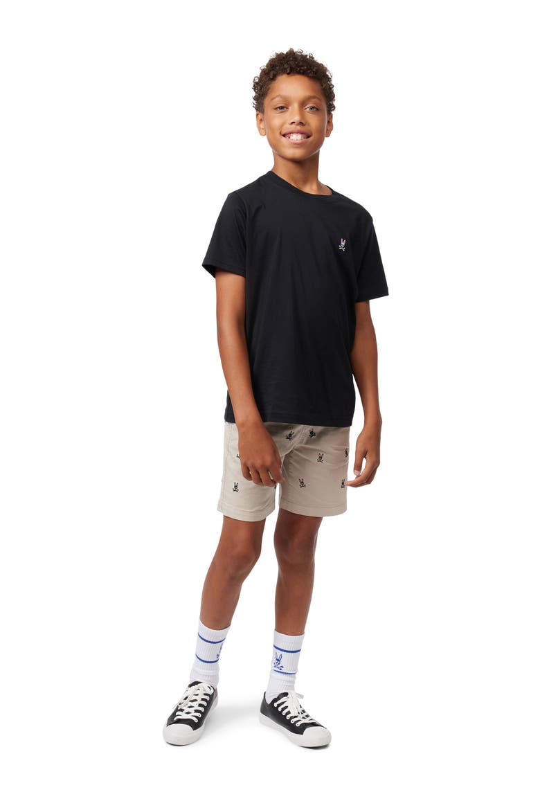 Kids' Cotton T-Shirt, Alternate, color, BLACK