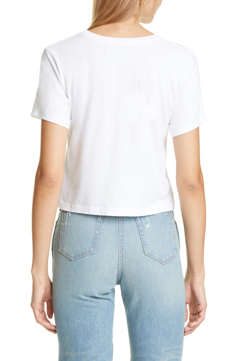 Simon Miller Rondo Train Print Crop Tee, Alternate, color,