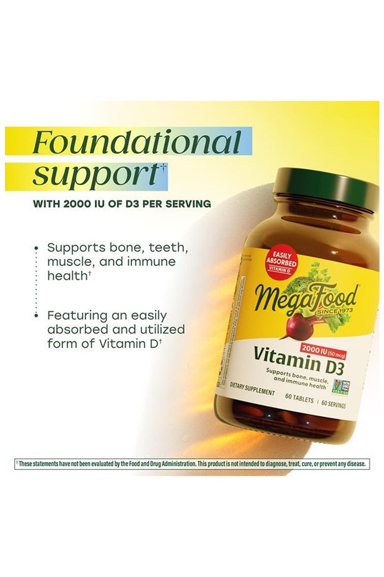 Vitamin D3 2000 IU (50 mcg), Vegetarian, Gluten Free, Non-GMO, Kosher, 60 Tablets, Alternate, color, None