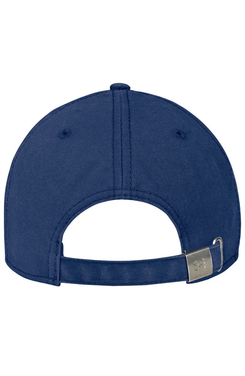 Under Armour Men
s Under Armour Navy Navy Midshipmen College Essentials Washed Cotton Blend Adjustable Hat, Alternate, color, Navy