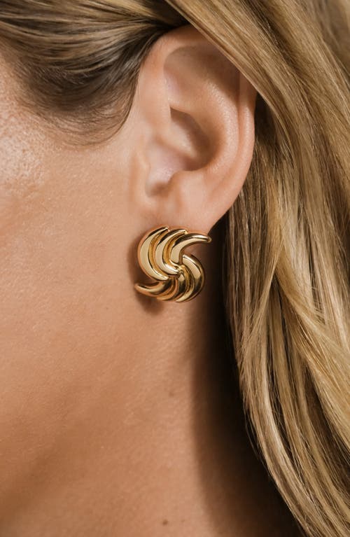 Sterling Forever Leni Twisted Statement Stud Earrings