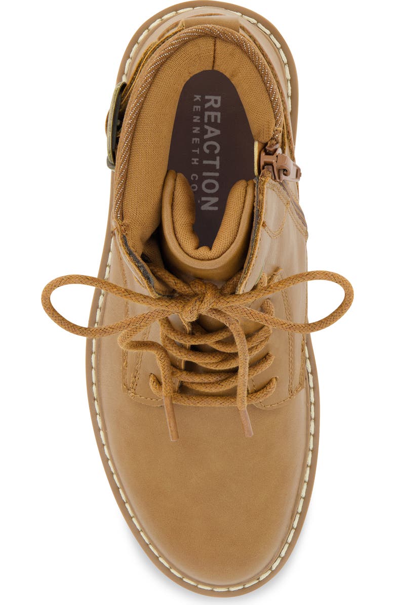 Kenneth Cole Kids' Pace Zamir Lace-Up Boot, Alternate, color, Cognac