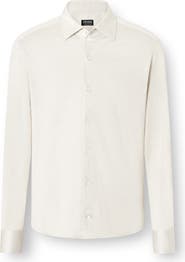 ZEGNA Silk, Linen & Cotton Shirt