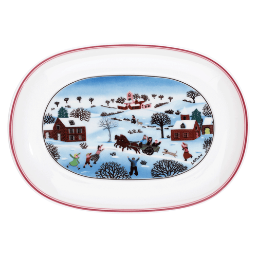 Villeroy & Boch Naif Christmas Pickle Dish In Multi