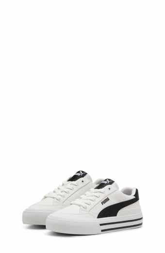 PUMA Kids' Court Classic Vulcanized Sneaker