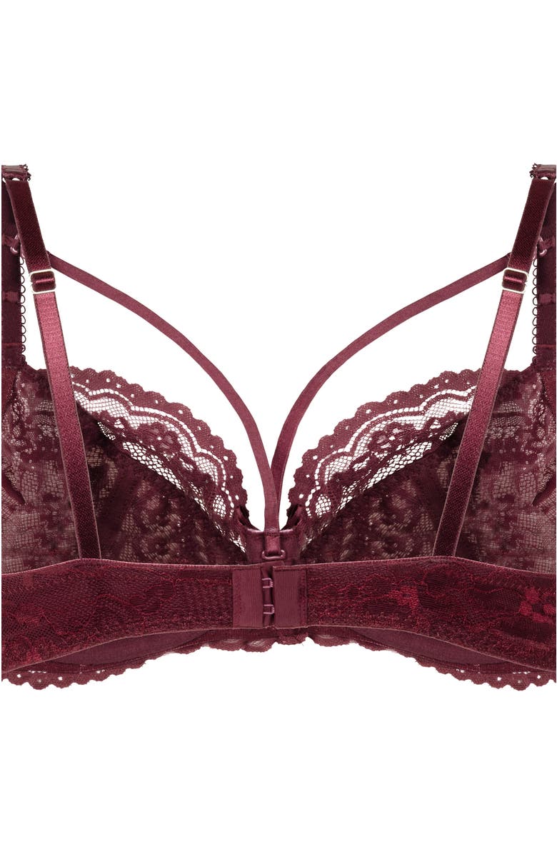 Hunkemöller Isadora Non-Padded Underwired Bra, Alternate, color, Red