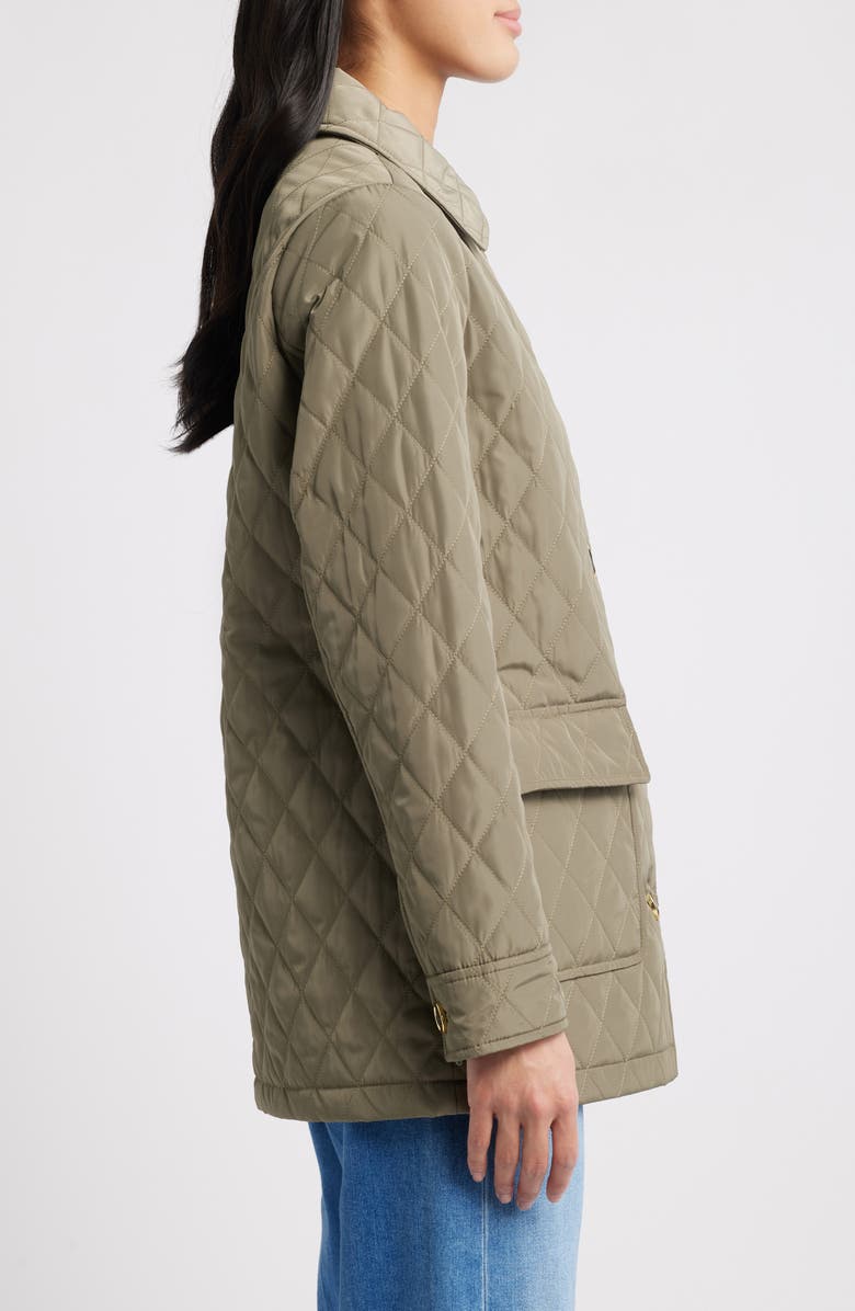 Michael Kors Diamond Quilted Barn Jacket, Alternate, color,