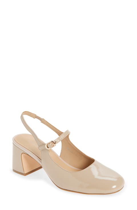 Edda Slingback Mary Jane Pump (Women)