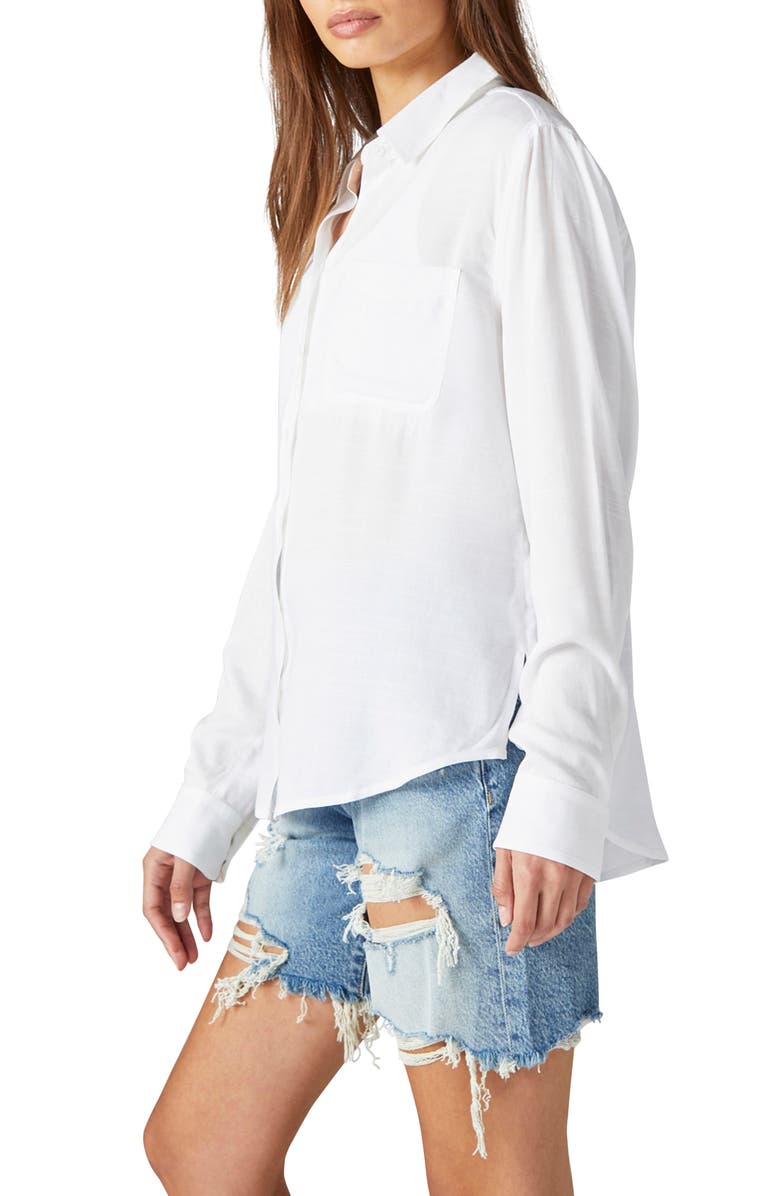 Lucky Brand The Boyfriend Button-Up Shirt, Alternate, color, 