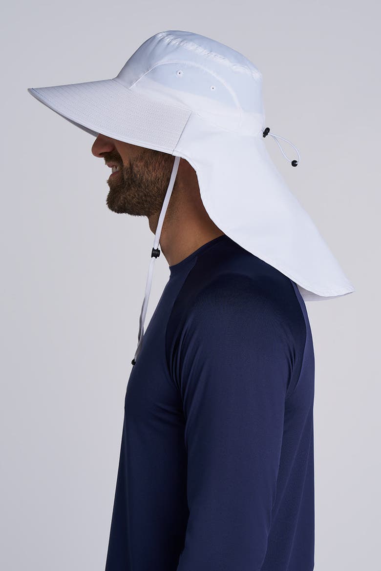 Unisex SafeShade Hat Wide Brim Sun Hat, UPF 50+ Sun Protection, Alternate, color, White