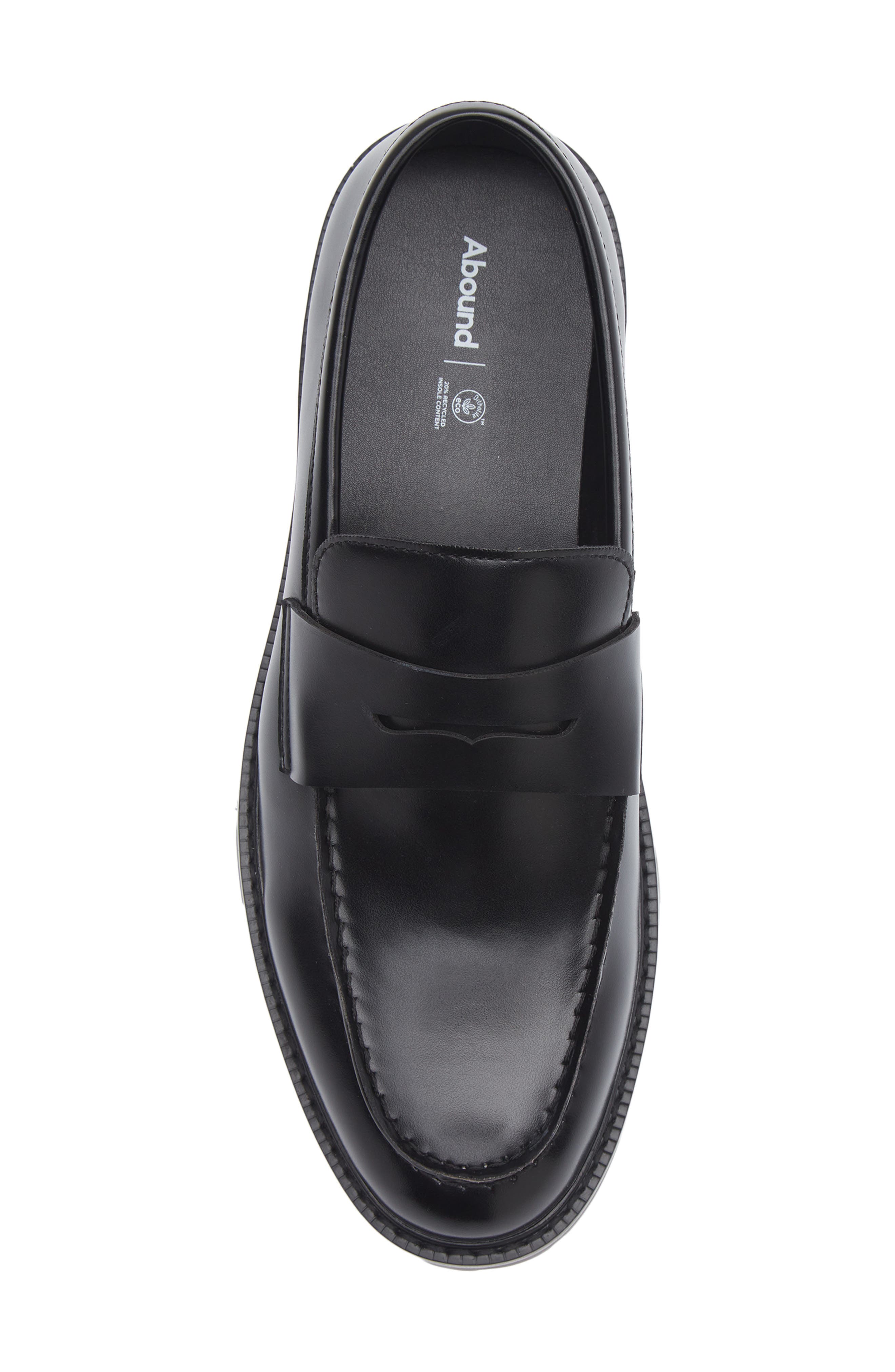 Abound Dayton Lug Penny Loafer, Alternate, color, Black