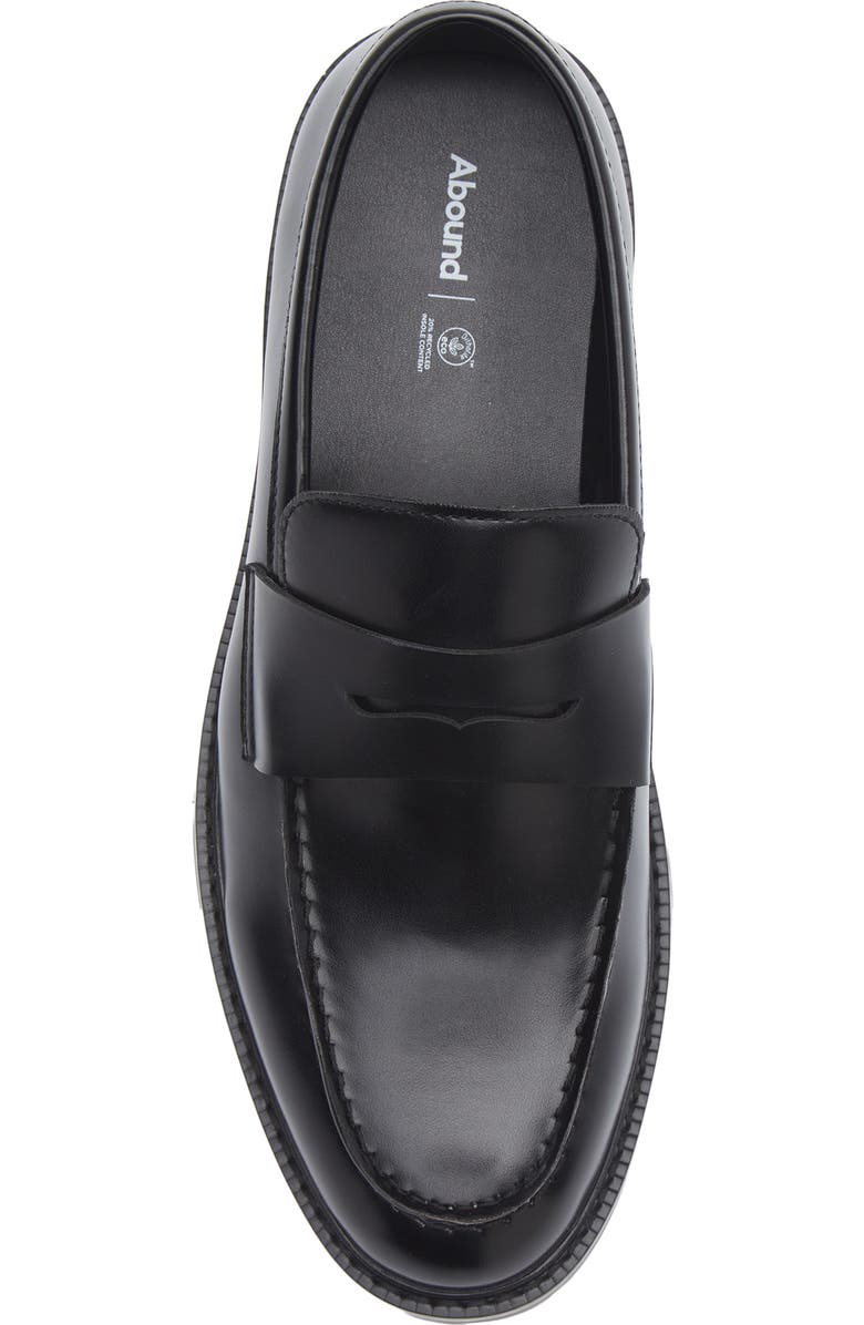 Abound Dayton Lug Penny Loafer, Alternate, color, Black