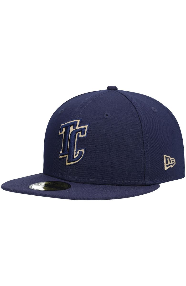 New Era Men's New Era Navy Tri-City Dust Devils Authentic Collection Team Home 59FIFTY Fitted Hat, Main, color, Navy