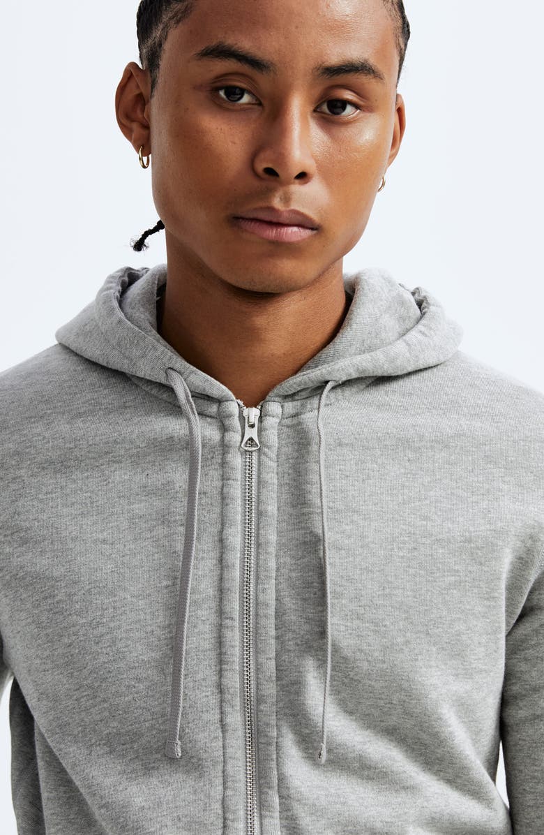 Reigning Champ Zip Hoodie, Alternate, color, Heather Grey