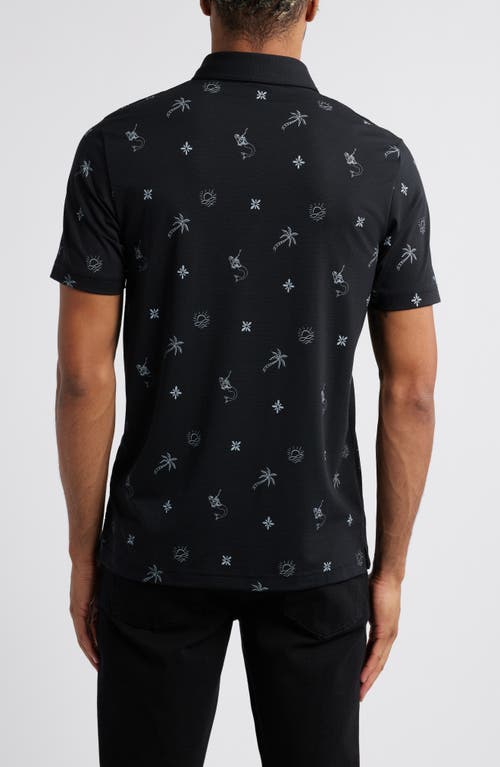 Travismathew Cove Dive Polo In Black
