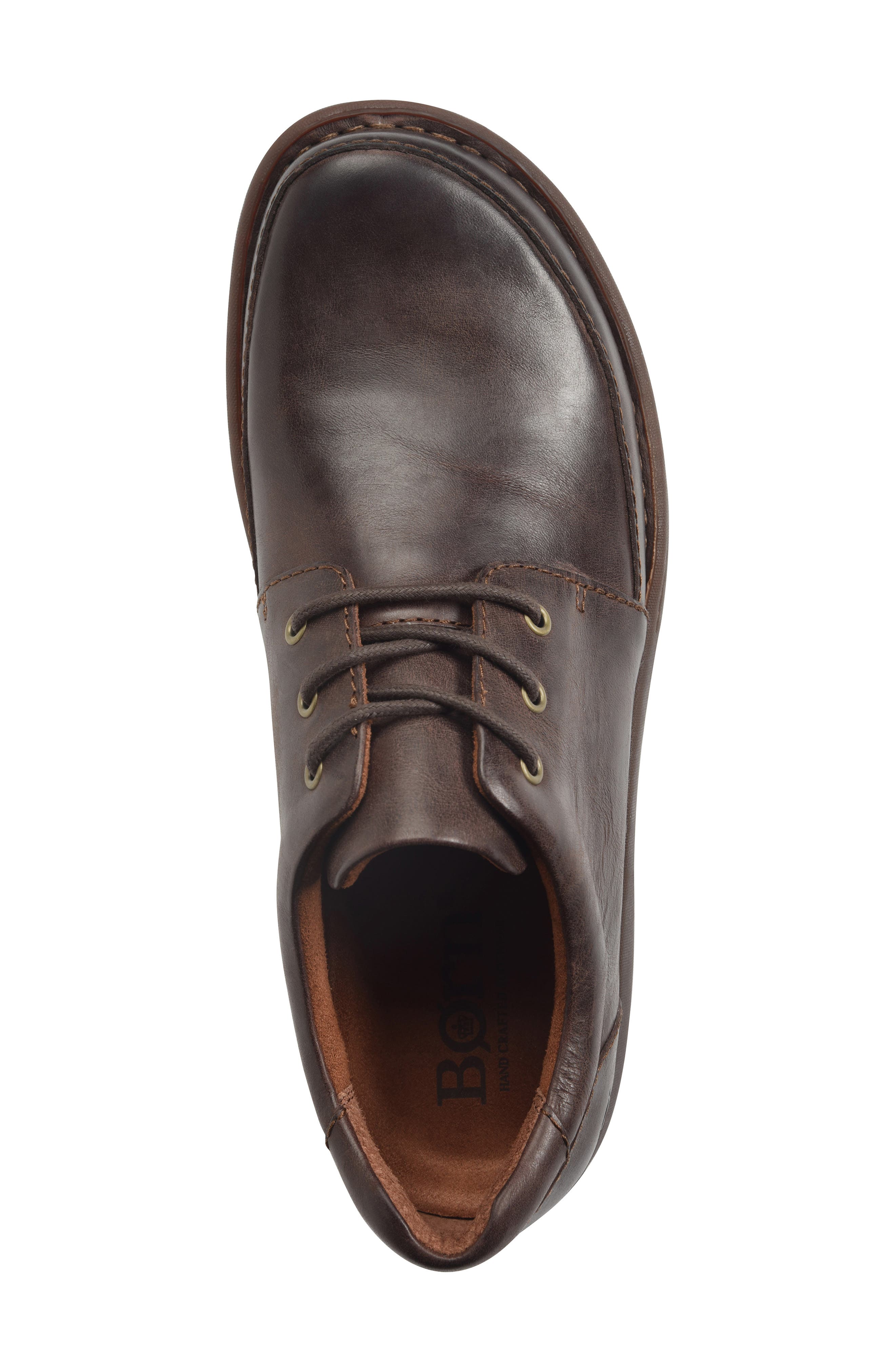 Nigel Plain Toe Derby, Alternate, color, BROWN LEATHER