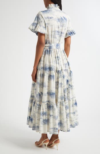Victoria Ruffle Front Dress